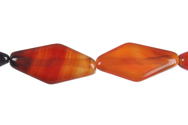 Zebra Onyx Beads - Diamond - 15x30mm - 14-15-inch - unbranded beads for jewelry making