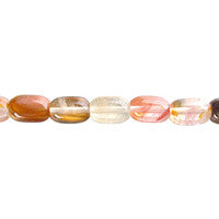 Tiger Quartz Glass Beads - Drum - 10x14mm - 16-inch - unbranded beads for jewelry making