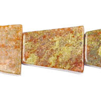 Unakite Beads - Ladder - 28x32mm - 16-inch - unbranded beads for jewelry making