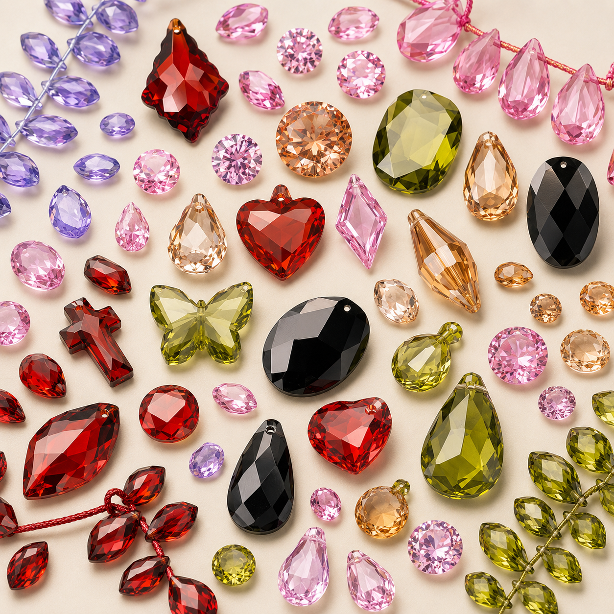 Cubic Zirconia pendants