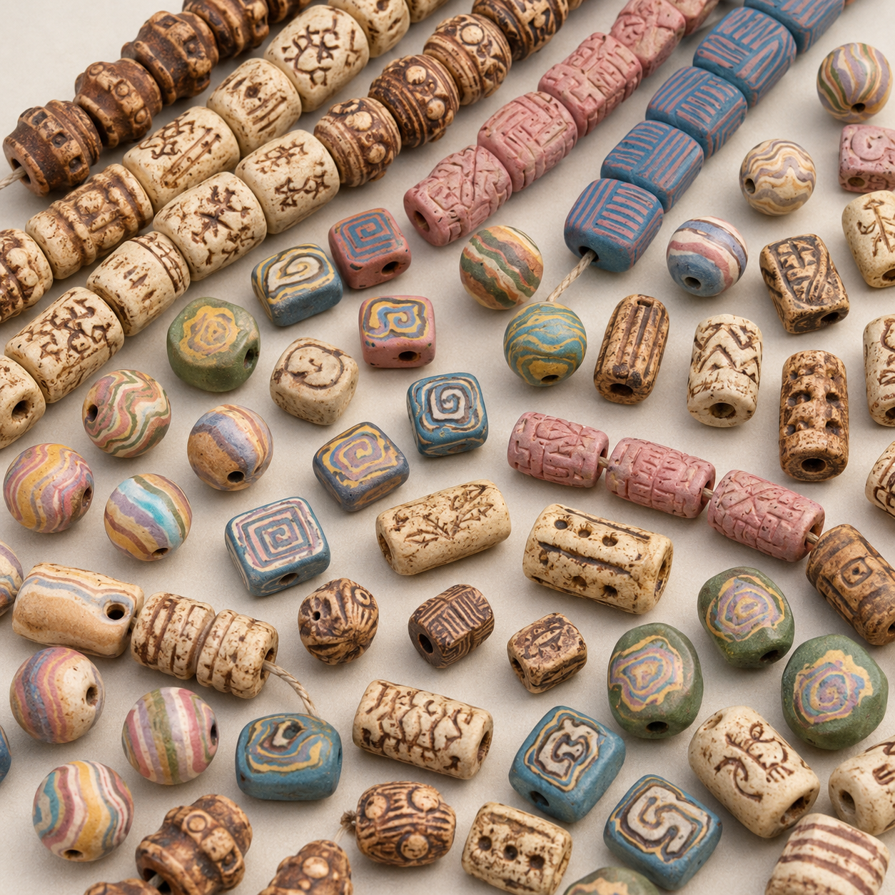 Clay Beads & Pendants