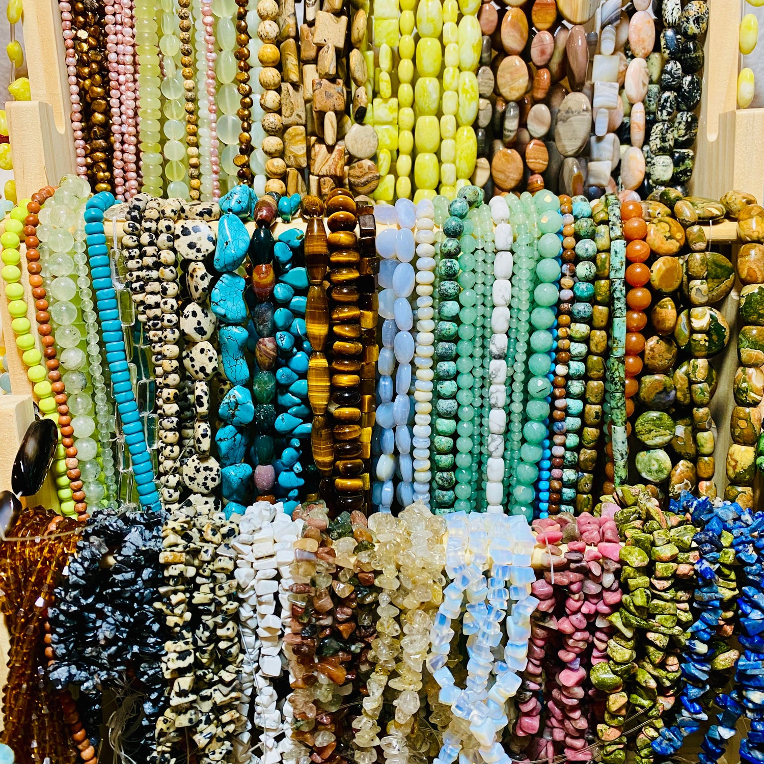 120 types gemstone Bead