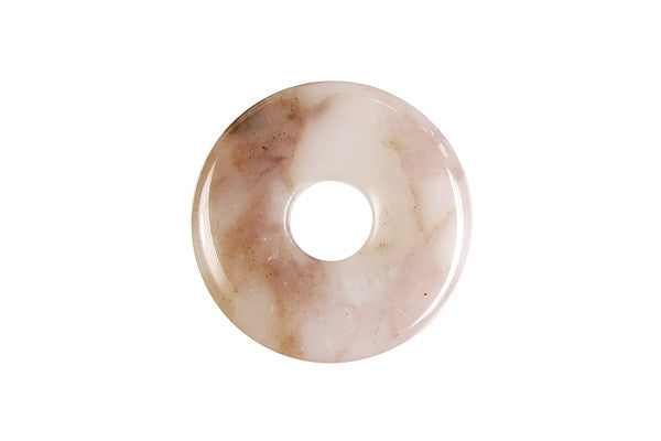 Oregon Picture Jasper Donut - 35mm - Piece - unbranded Oregon Picture Jasper pendant for jewelry making