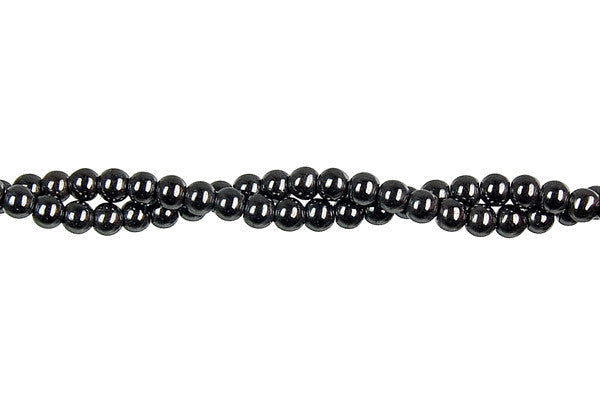 Hematite Beads - Round - 2.5mm - 16-inch - unbranded beads for jewelry making