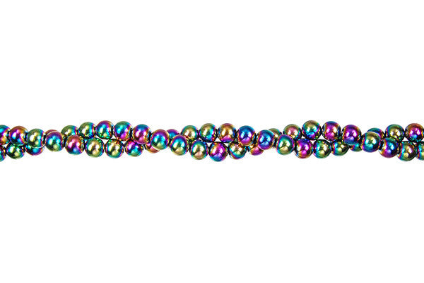 Hematite Beads - Rainbow) Round - 2.5mm - 16-inch - unbranded beads for jewelry making