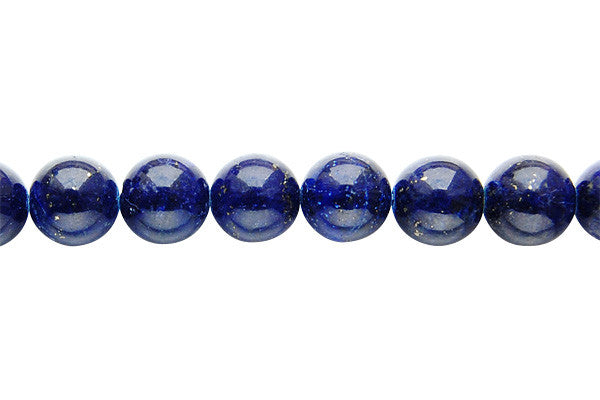 Lapis Beads - Round (AAA) - 12mm - 16-inch - unbranded beads for jewelry making