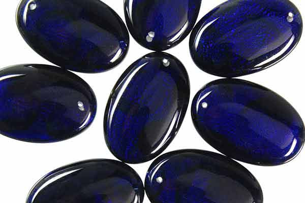 Dichroic Lampwork Glass Pendants: Oval & Coin & More - 120 Styles