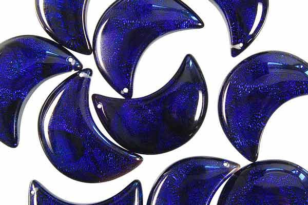 Dichroic Lampwork Glass Pendants: Oval & Coin & More - 120 Styles
