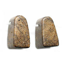 Picasso Jasper Mailbox Pendant - 16x25mm - Pack of 2 - unbranded Picasso Jasper pendant for jewelry making