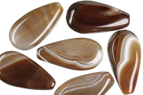 Sardonyx (Coffee) Briolette - 20x40mm - Piece - unbranded Sardonyx (Coffee) pendant for jewelry making