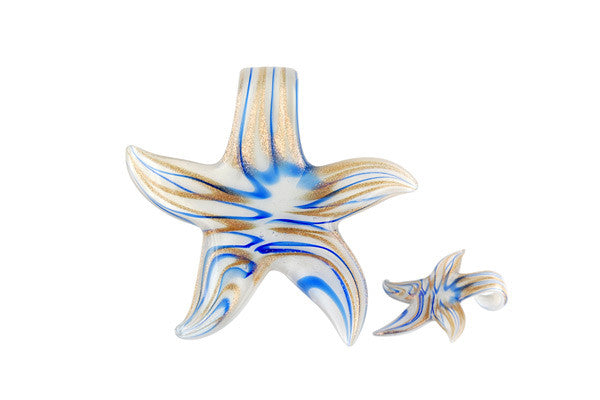 Lampwork Art Glass Star Pendants - 9 Styles