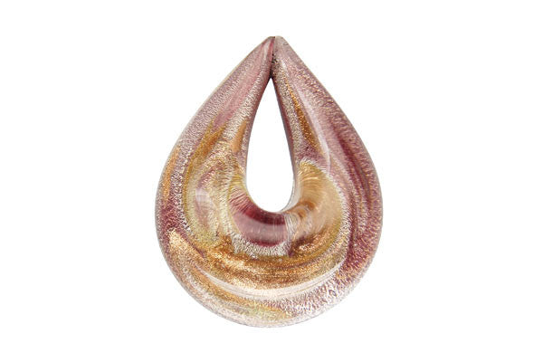 Lampwork Art Glass Briolette Donut Pendants - 16 Styles