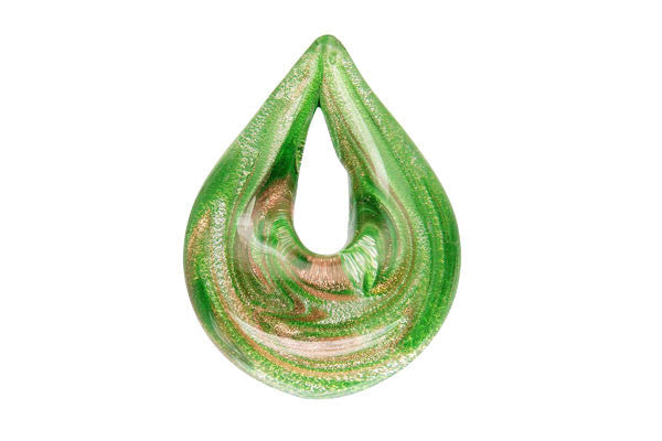 Lampwork Art Glass Briolette Donut Pendants - 16 Styles