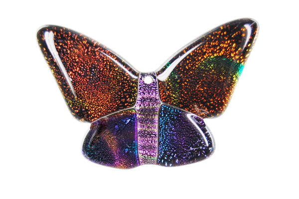 Dichroic Lampwork Glass Pendants: Oval & Coin & More - 120 Styles