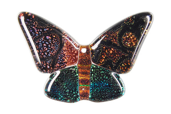 Dichroic Lampwork Glass Pendants: Oval & Coin & More - 120 Styles
