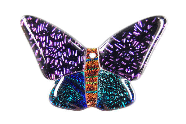 Dichroic Lampwork Glass Pendants: Oval & Coin & More - 120 Styles