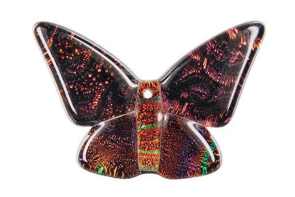 Dichroic Lampwork Glass Pendants: Oval & Coin & More - 120 Styles