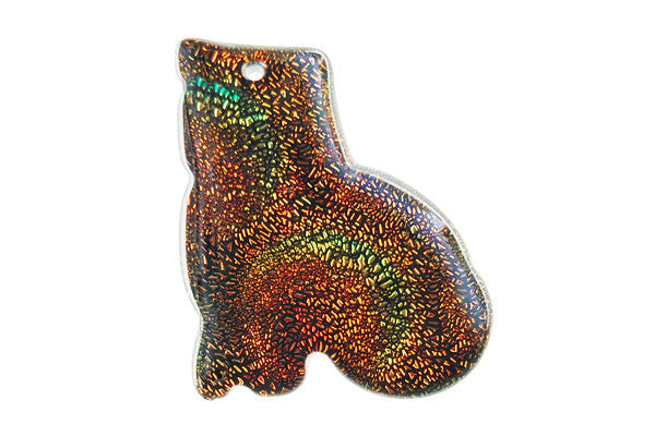 Dichroic Lampwork Glass Pendants: Oval & Coin & More - 120 Styles