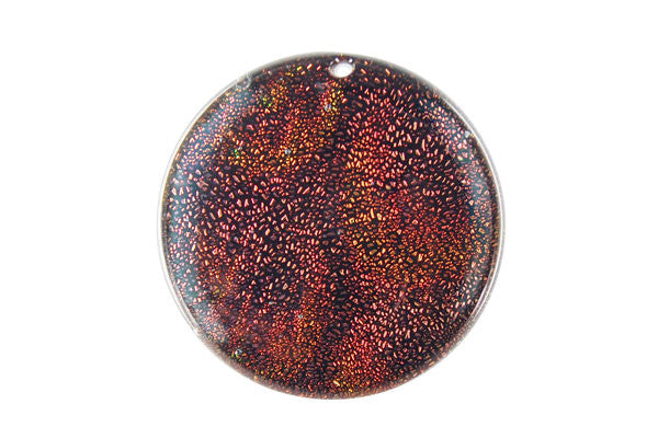 Dichroic Lampwork Glass Pendants: Oval & Coin & More - 120 Styles