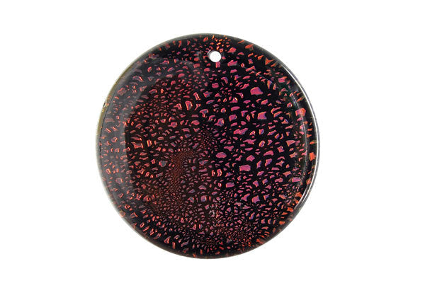 Dichroic Lampwork Glass Pendants: Oval & Coin & More - 120 Styles