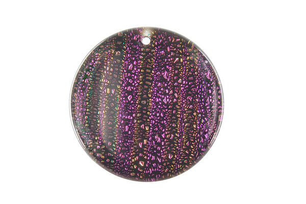 Dichroic Lampwork Glass Pendants: Oval & Coin & More - 120 Styles