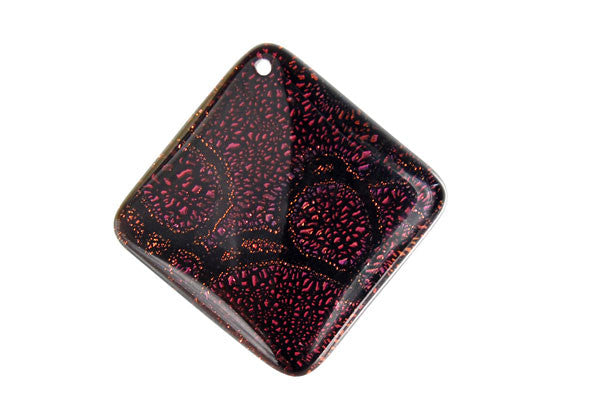 Dichroic Lampwork Glass Pendants: Oval & Coin & More - 120 Styles
