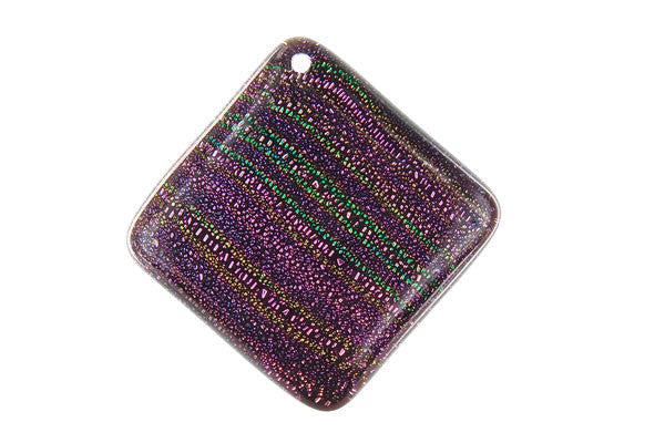 Dichroic Lampwork Glass Pendants: Oval & Coin & More - 120 Styles