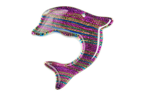 Dichroic Lampwork Glass Pendants: Oval & Coin & More - 120 Styles