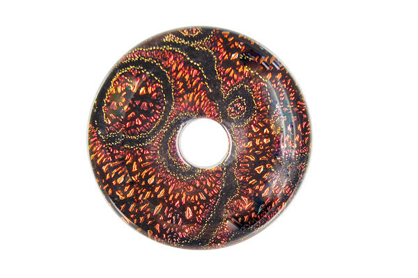 Dichroic Lampwork Glass Pendants: Oval & Coin & More - 120 Styles