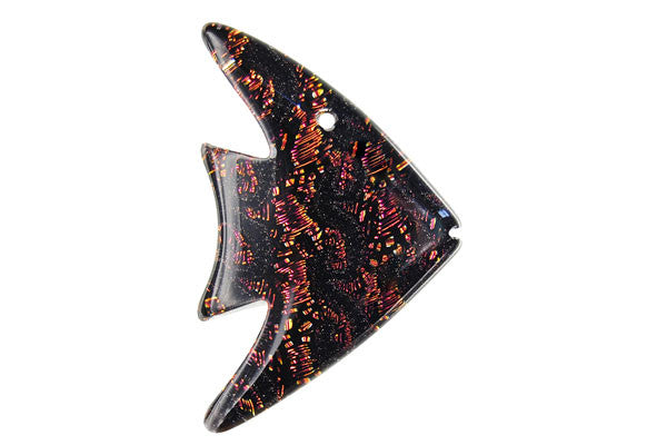 Dichroic Lampwork Glass Pendants: Oval & Coin & More - 120 Styles