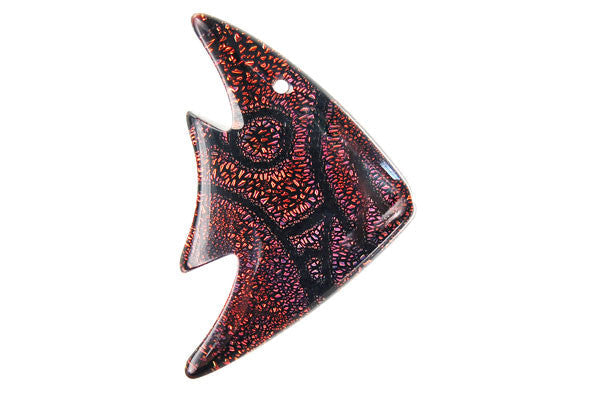 Dichroic Lampwork Glass Pendants: Oval & Coin & More - 120 Styles