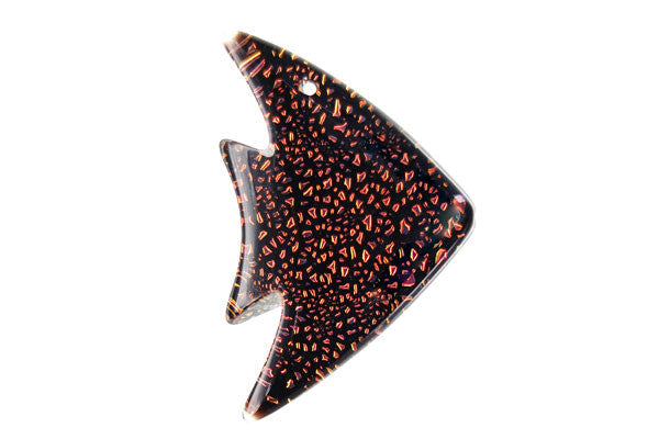 Dichroic Lampwork Glass Pendants: Oval & Coin & More - 120 Styles