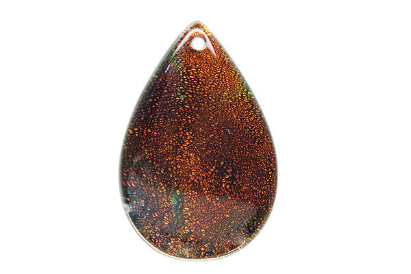 Dichroic Lampwork Glass Pendants: Oval & Coin & More - 120 Styles