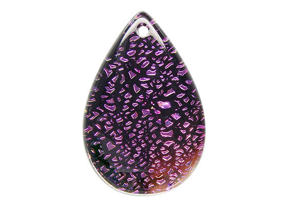 Dichroic Lampwork Glass Pendants: Oval & Coin & More - 120 Styles