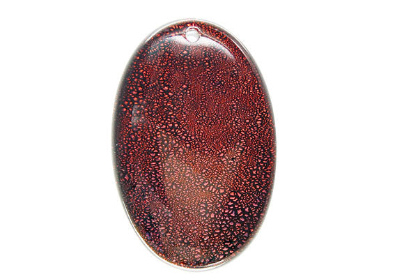 Dichroic Lampwork Glass Pendants: Oval & Coin & More - 120 Styles