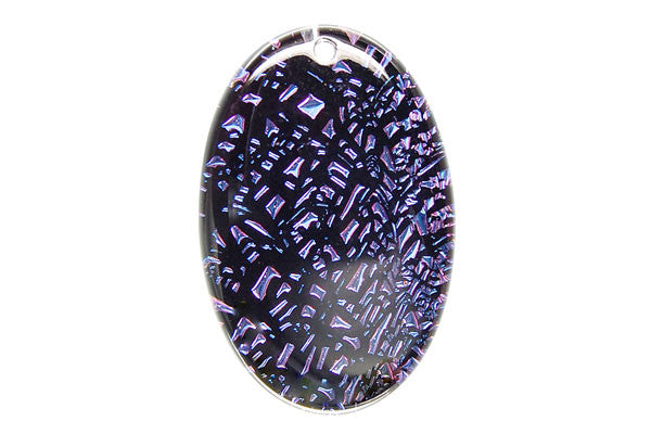 Dichroic Lampwork Glass Pendants: Oval & Coin & More - 120 Styles