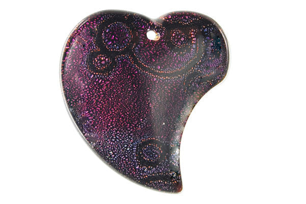 Dichroic Lampwork Glass Pendants: Oval & Coin & More - 120 Styles