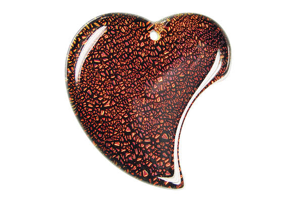 Dichroic Lampwork Glass Pendants: Oval & Coin & More - 120 Styles