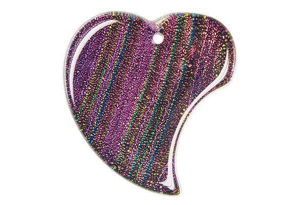 Dichroic Lampwork Glass Pendants: Oval & Coin & More - 120 Styles