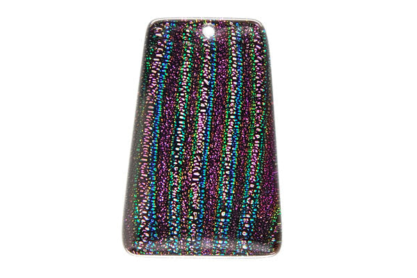Dichroic Lampwork Glass Pendants: Oval & Coin & More - 120 Styles