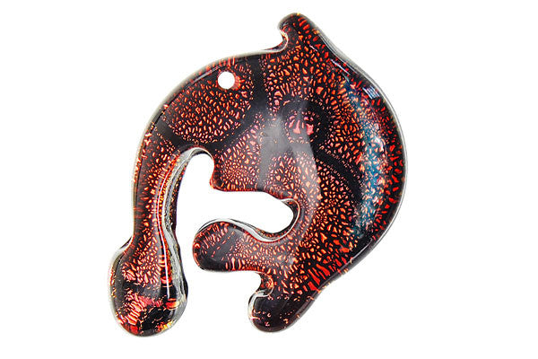 Dichroic Lampwork Glass Pendants: Oval & Coin & More - 120 Styles