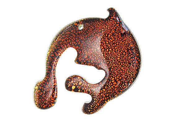 Dichroic Lampwork Glass Pendants: Oval & Coin & More - 120 Styles