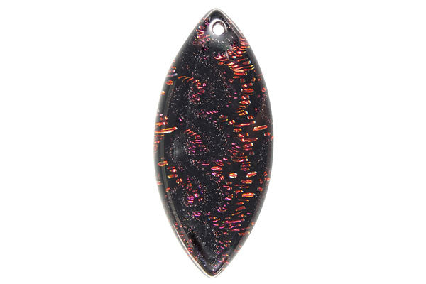 Dichroic Lampwork Glass Pendants: Oval & Coin & More - 120 Styles