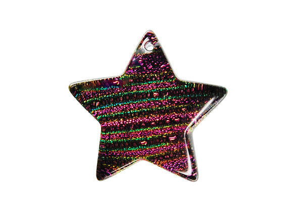 Dichroic Lampwork Glass Pendants: Oval & Coin & More - 120 Styles