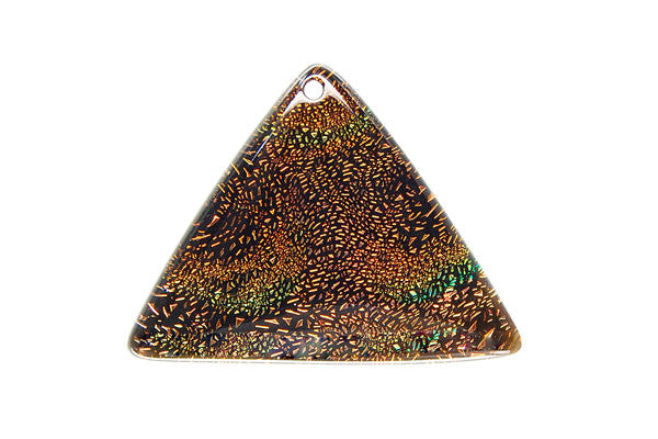 Dichroic Lampwork Glass Pendants: Oval & Coin & More - 120 Styles