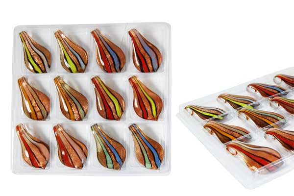 Lampwork Art Glass Value Pack & Mixed Shape Pendants - 43 Styles