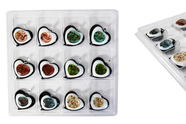 Lampwork Art Glass Value Pack & Mixed Shape Pendants - 43 Styles