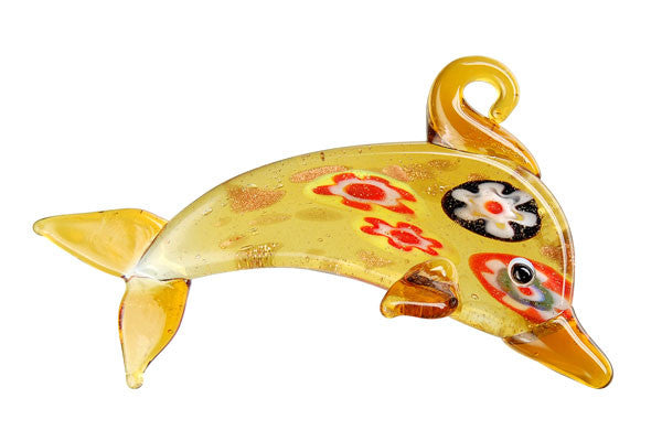 Lampwork Art Glass Dolphin Pendants - 17 Styles