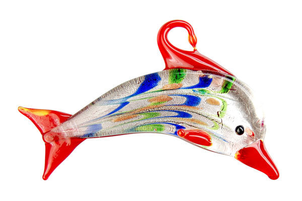 Lampwork Art Glass Dolphin Pendants - 17 Styles