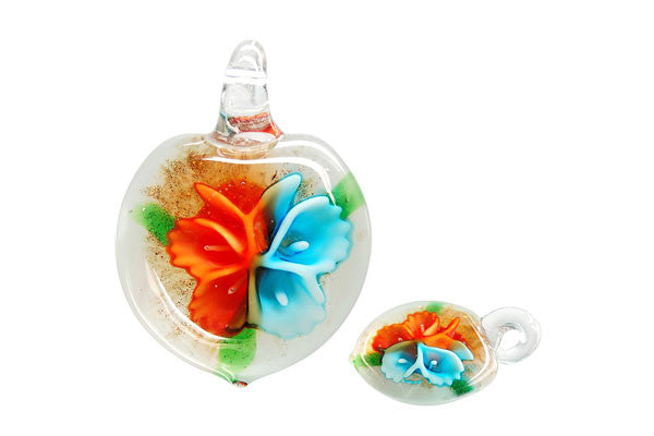 Lampwork Art Glass Butterfly Pendants - 19 Styles